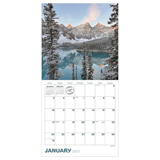 2027 Canada Wall Calendar